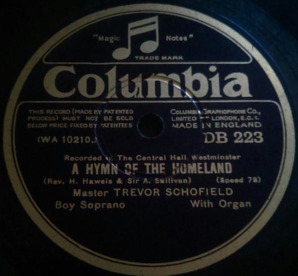 Master Trevor Schofield - A Hymn Of The Homeland / Lead, Kindly Light