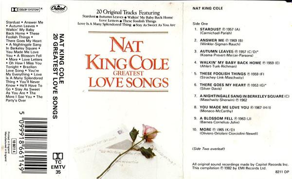 Nat King Cole - 20 Greatest Love Songs