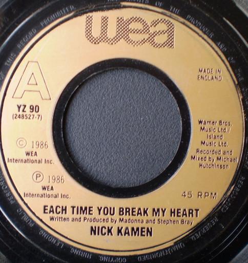 Nick Kamen - Each Time You Break My Heart
