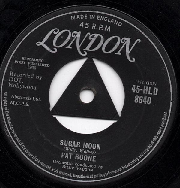 Pat Boone - Sugar Moon / Cherie, I Love You