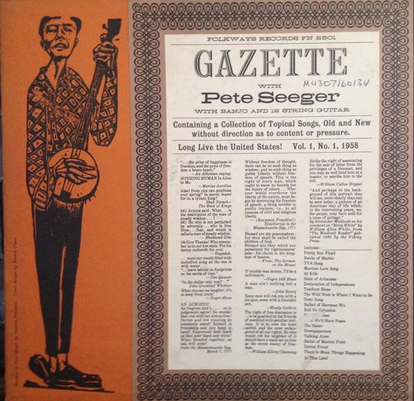 Pete Seeger - The Gazette, Vol. 1