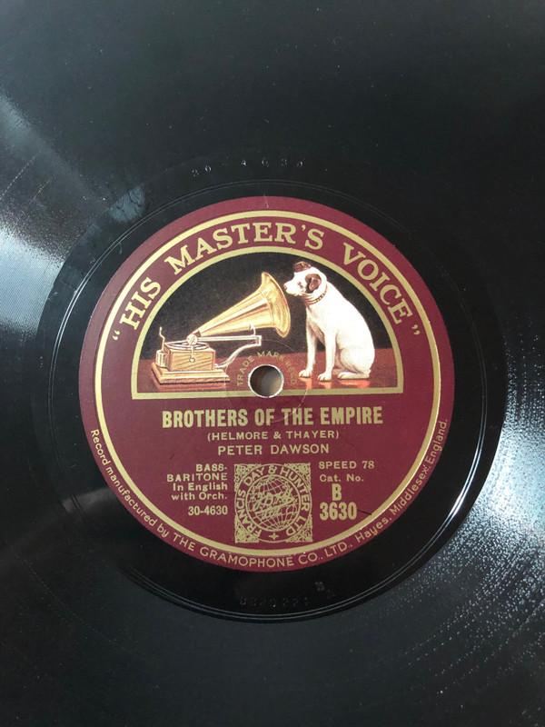 Peter Dawson - Brothers Of The Empire / The Volunteer Organist