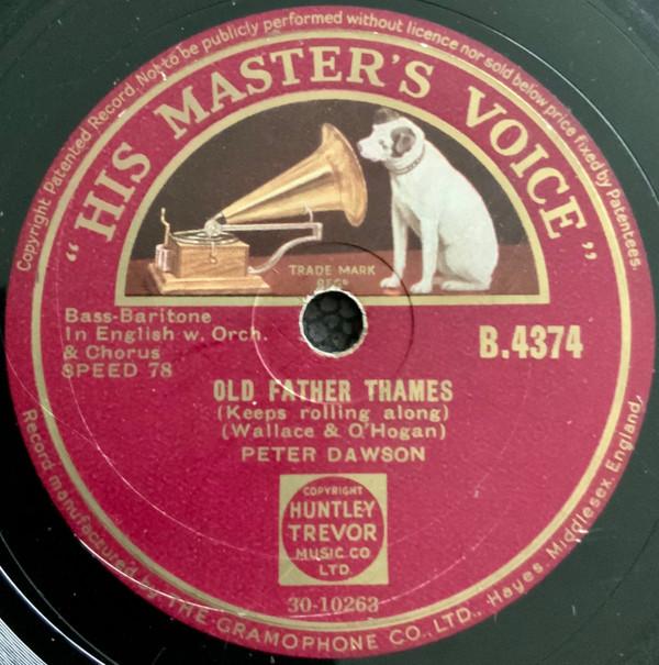 Peter Dawson - Old Father Thames / With A Song