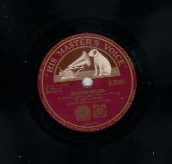 Peter Dawson - Waltzing Matilda / The Winding Road