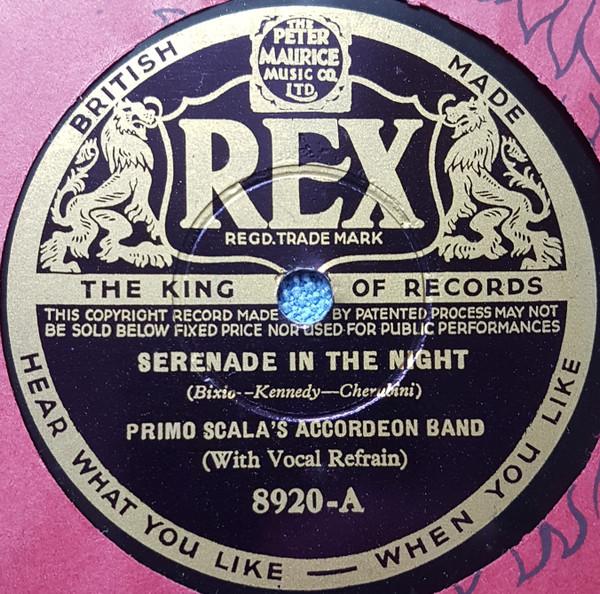 Primo Scala's Accordion Band - Serenade In The Night / When The Poppies Bloom Again