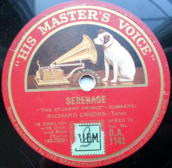 Richard Crooks  - Serenade / Love Everlasting