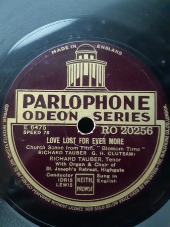 Richard Tauber - Love Lost For Ever More / Once There Lived A Lady Fair