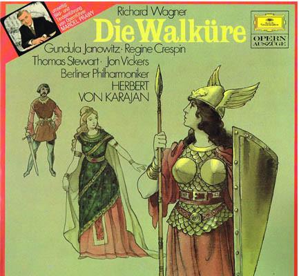 Richard Wagner, Gundula Janowitz, Régine Crespin, Thomas Stewart , Jon Vickers, Berliner Philharmoniker, Herbert von Karajan - Die Walküre