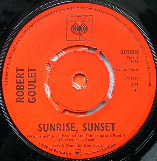 Robert Goulet - Sunrise Sunset