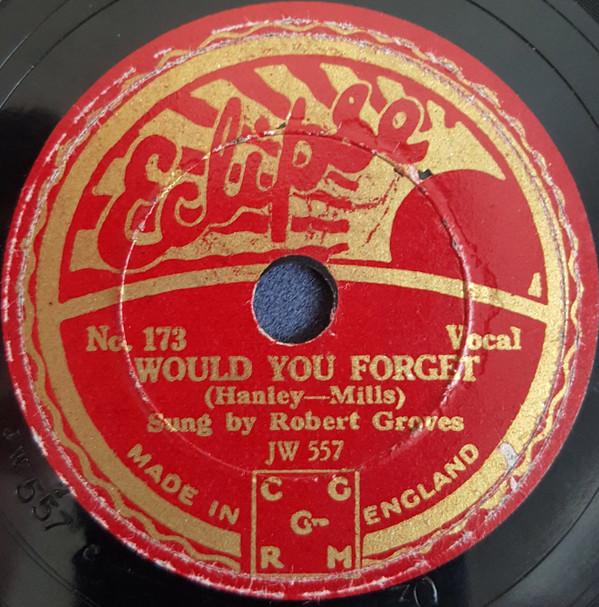 Robert Groves  - Would You Forget / Home