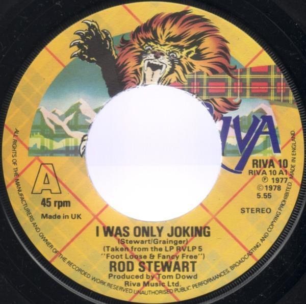 Rod Stewart - I Was Only Joking / Hot Legs