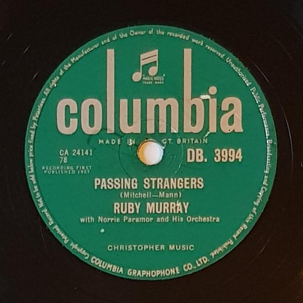 Ruby Murray - Passing Strangers  / Little White Lies