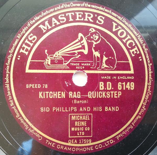 Sid Phillips Band - Kitchen Rag / Flapper Rag