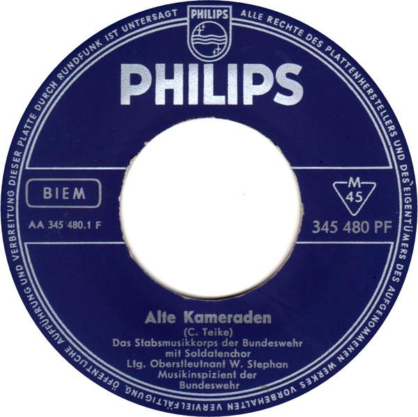 Stabsmusikkorps Der Bundeswehr, Soldatenchor Der Bundeswehr, Wilhelm Stephan - Alte Kameraden / O Du Schöner Westerwald