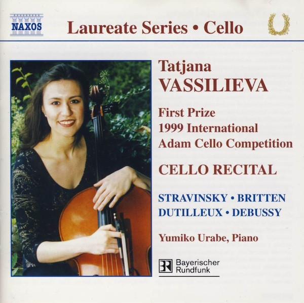 Tatjana Vassiljeva, Yumiko Urabe, Igor Stravinsky, Benjamin Britten, Henri Dutilleux, Claude Debussy - Cello Recital