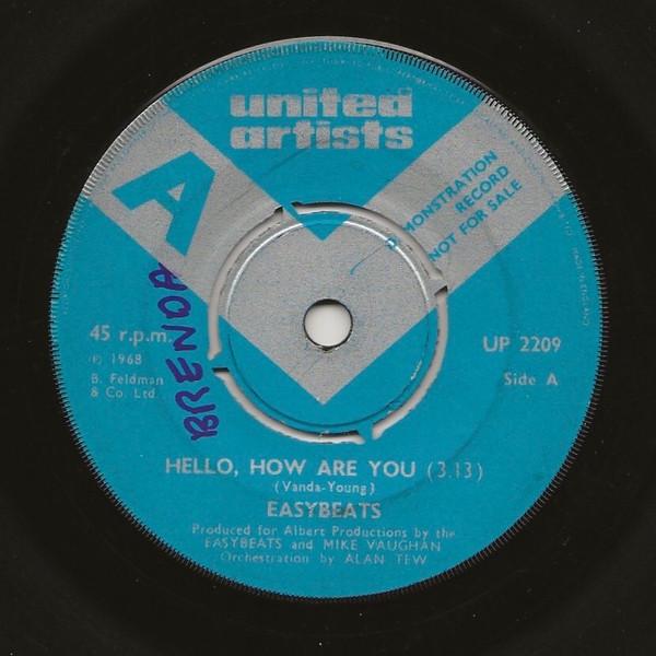 The Easybeats - Hello, How Are You