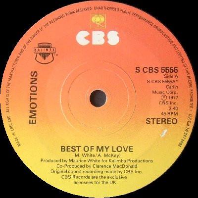 The Emotions - Best Of My Love