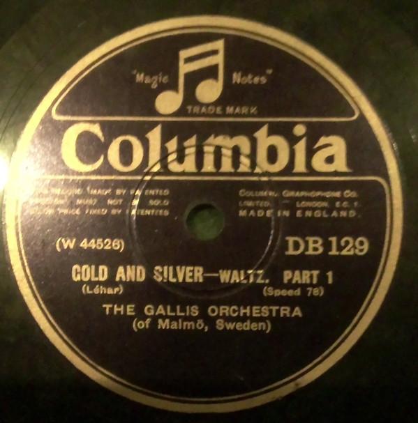The Gallis Orchestra Of Malmo Sweden - Gold And Silver