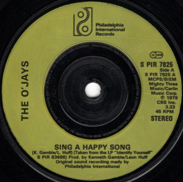 The O'Jays - Sing A Happy Song