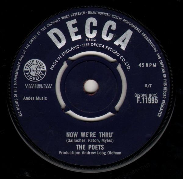 The Poets  - Now We're Thru'