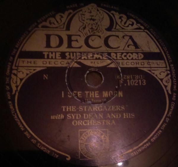 The Stargazers, Syd Dean And His Orchestra - I See The Moon / Eh Cumpari