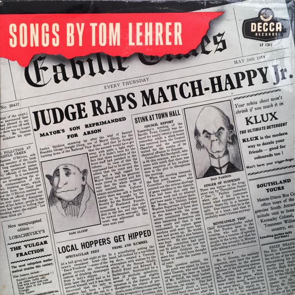 Tom Lehrer - Songs By Tom Lehrer