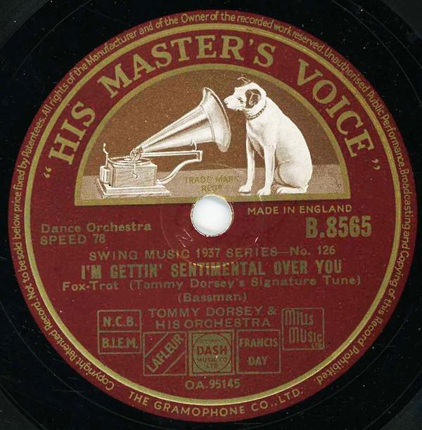 Tommy Dorsey And His Orchestra - Song Of India / I'm Gettin' Sentimental Over You