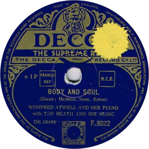 Winifred Atwell, Ted Heath And His Music - Body And Soul / Dinah Boogie
