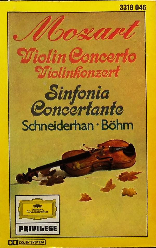 Wolfgang Amadeus Mozart, Berliner Philharmoniker, Wolfgang Schneiderhan, Thomas Brandis, Giusto Cappone, Karl Böhm - Concierto Para Violín, Sinfonía Concertante