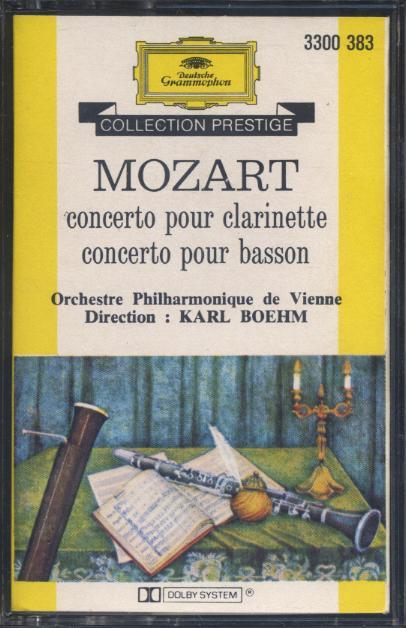 Wolfgang Amadeus Mozart, Wiener Philharmoniker, Karl Böhm - Concerto pour clarinette, Concerto pour basson